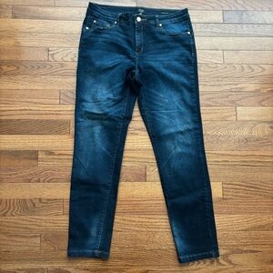 JONES New York Madison skinny dark wash Blue Jeans size 12